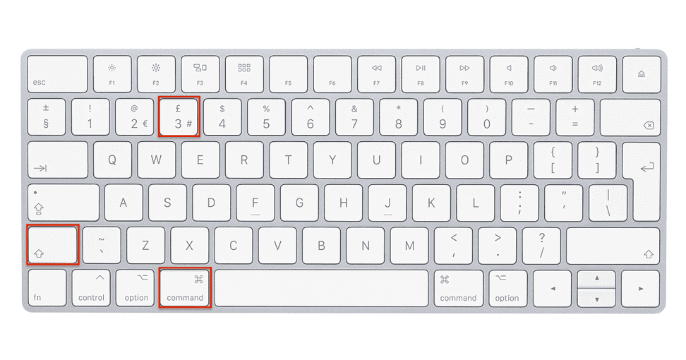 take screenshot on mac keyboard for small area